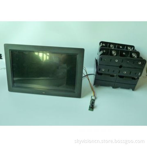 9-inch motion sensor digital photo frame with battery pack, low consumption